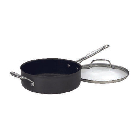 Cuisinart Chef's Classic Stainless Steel Saute Pan 5.5 qt Black