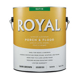 Royal Satin Bark Brown Porch and Floor Paint+Primer 1 gal, Pack of 2