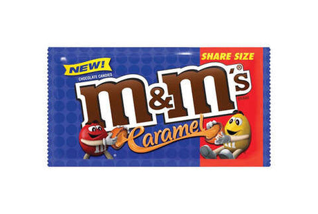 M&M's Caramel Chocolate Candies 2.83 oz, Pack of 24