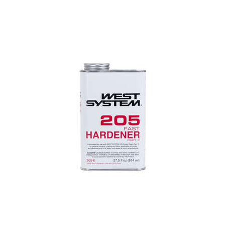 West System 205 Hardener Extra Strength Epoxy Clear Fast Hardener Curing Agent 27.5 oz