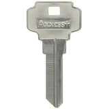 HILLMAN KeyKrafter House/Office Universal Key Blank 70 DE6, DE5, HR1, MD17 Single, Pack of 10