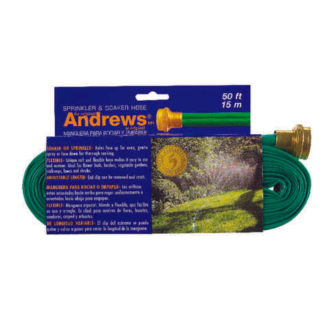 Andrews 1 in. D X 50 ft. L Medium Duty Sprinkler/Soaker Hose