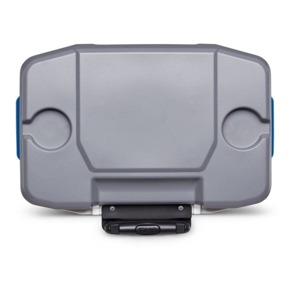 Igloo Latitude Series 34658 Roller Cool Box, 30 qt Cooler, Plastic, Indigo Blue/Meteorite, 3 days Ice Retention